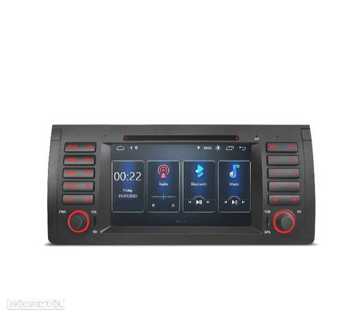 AUTO RÁDIO GPS ANDROID 12 PARA BMW X5 E53 99-03 - 2