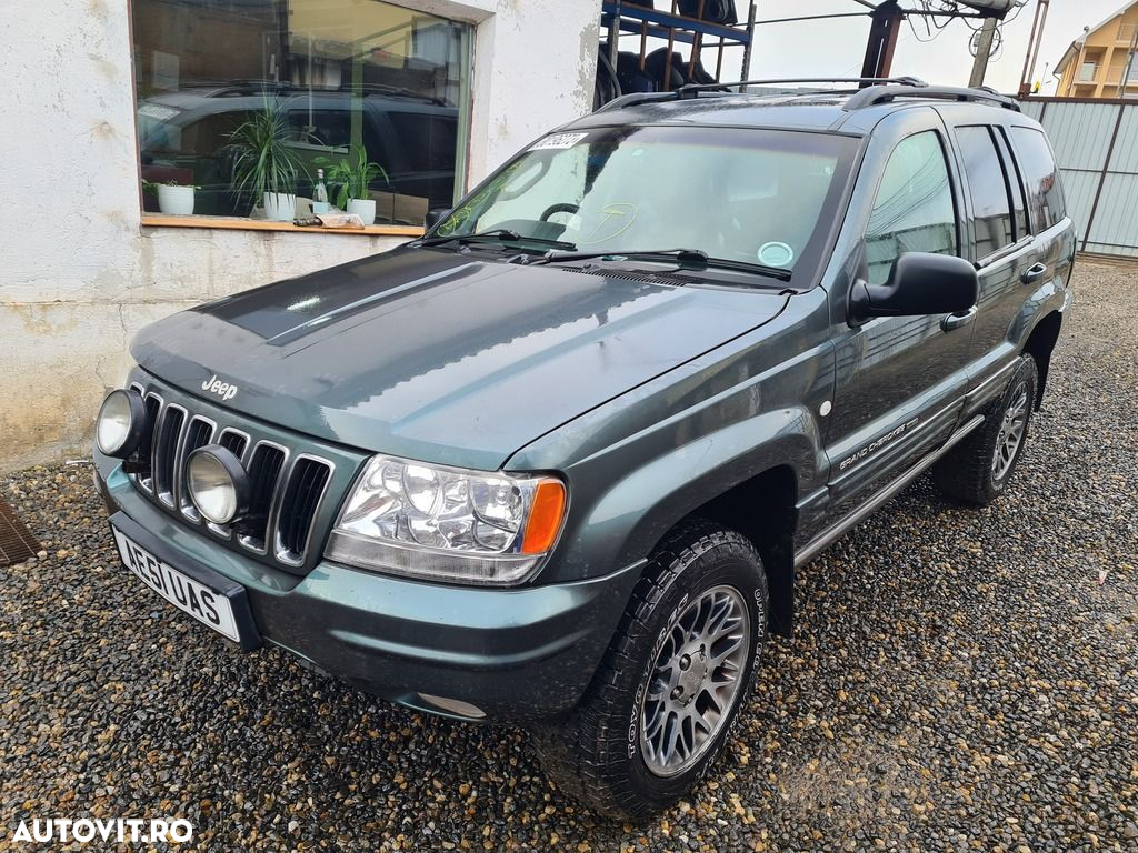 Bara fata Jeep Grand Cherokee II 1998 - 2004 VERDE (851) model cu spalatoare far - 5