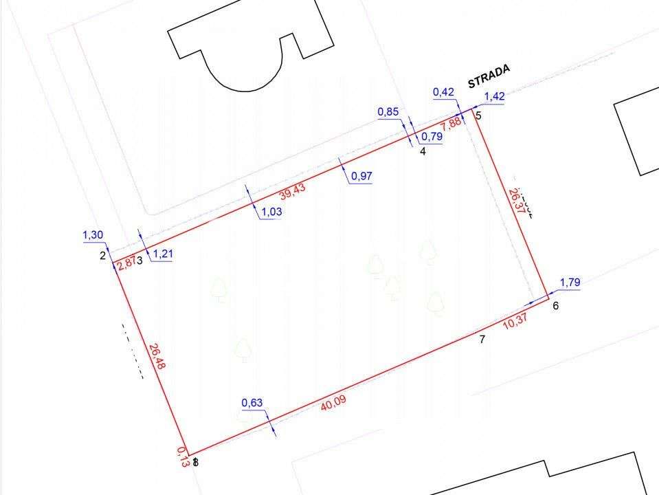 Teren 1340 mp cu deschidere la 2 drumuri Cisnadioara str Pinului - Imagine principală: 2/2