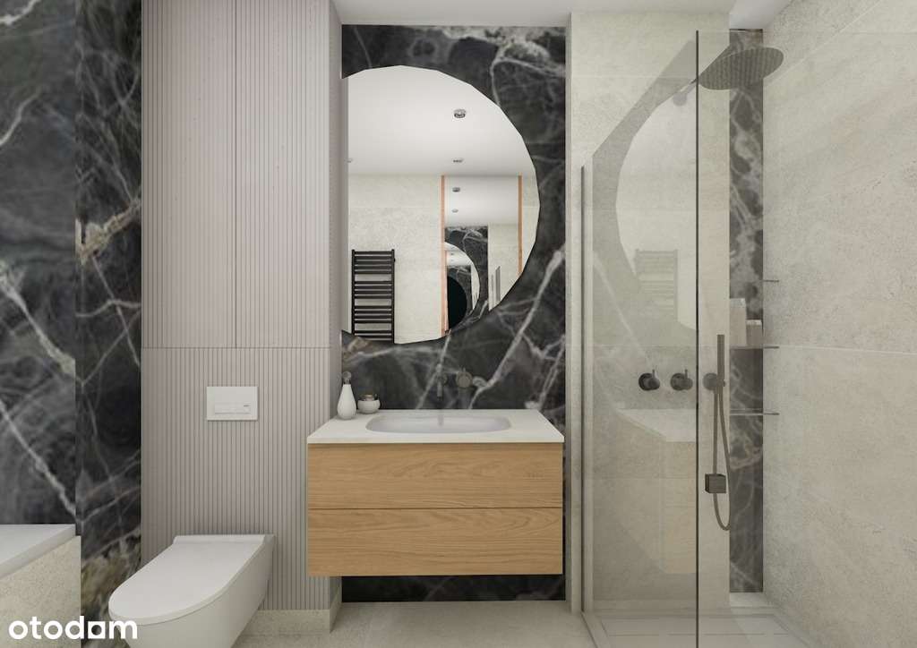 Nowoczesny dom szeregowy z ogródkiem i garażem-13