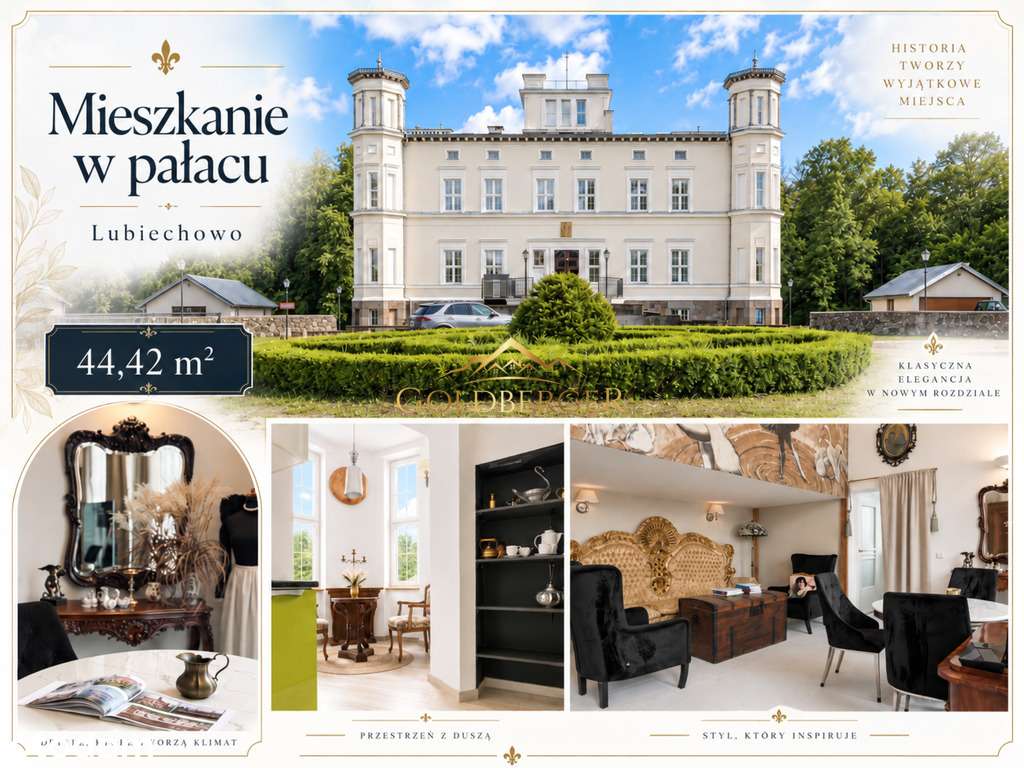 Stylowe mieszkanie w pałacu | Lubiechowo