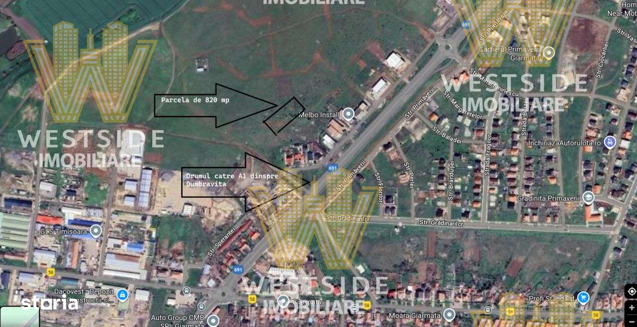 Parcela de vanzare in Giarmata - Imagine principală: 2/2