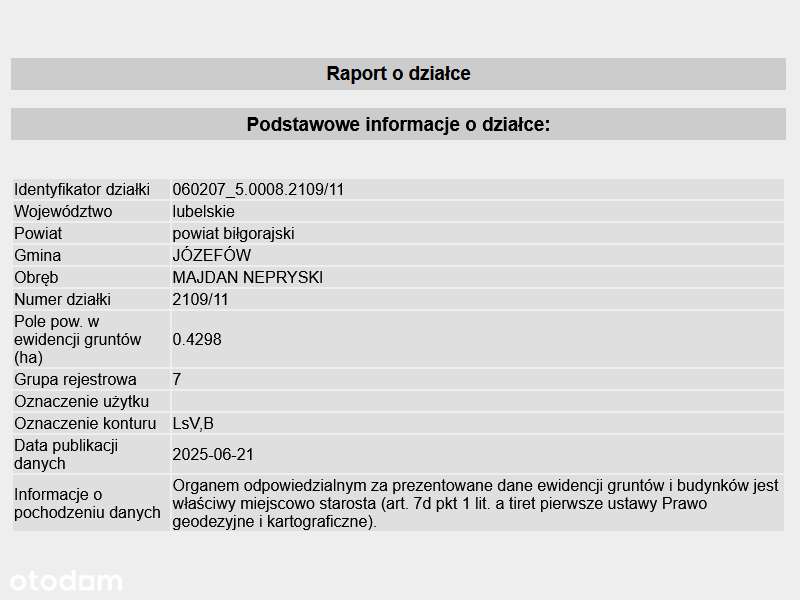 NIERUCHOMOŚĆ INWESTYCYJNA - Pełny obrazek: 5/5