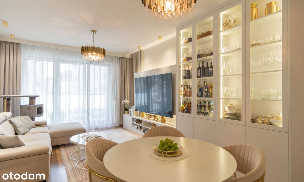 Apartament w Wilanowie z 2 balkonami i wysokim standardzie wykończenia-0