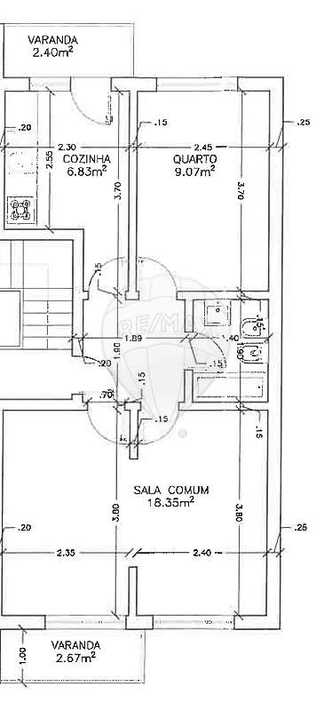 Apartamento T1 para venda - Grande imagem: 5/5