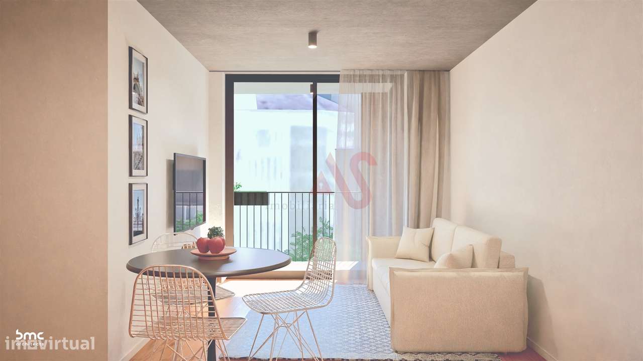 Apartamento T1 em construção com varanda no Edifício MOU 37 localizado - Grande imagem: 4/23