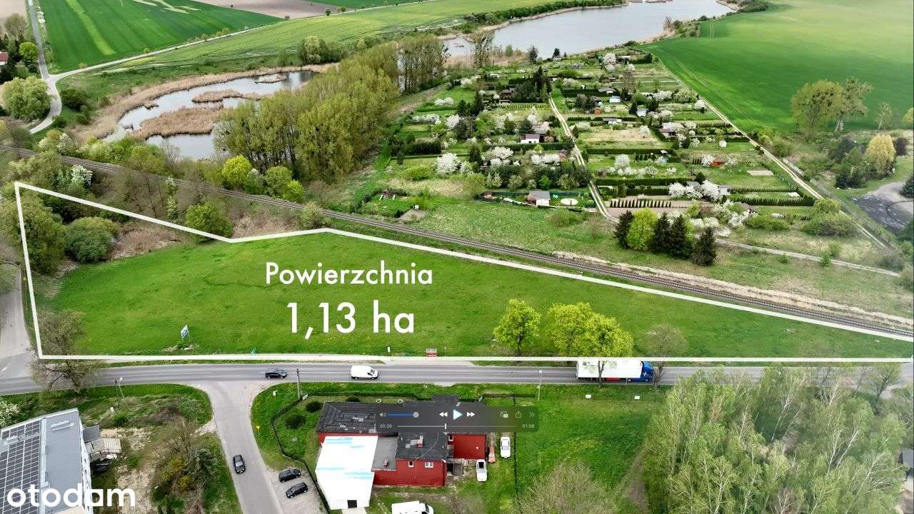 Działka AG - pod zabudowę produkcyjno-usługową