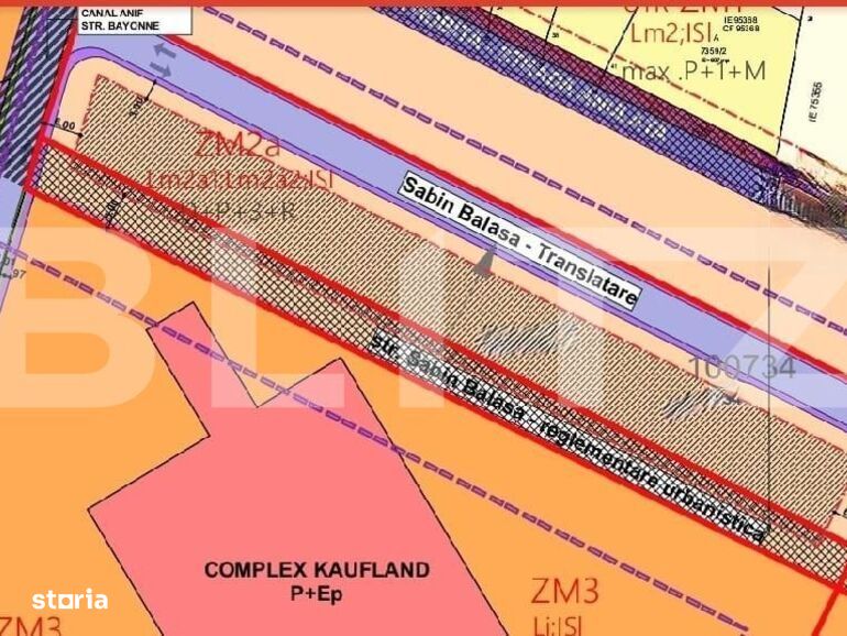 Teren intravilan, 5780 mp,  zona Bazin Olimpic