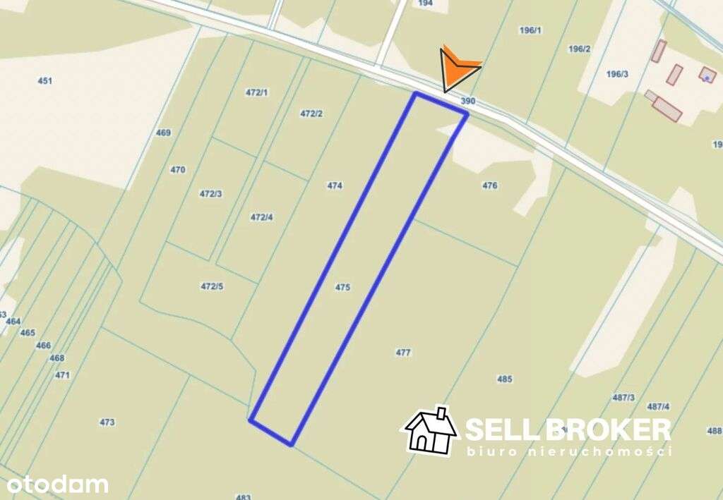 Działka rolna  m2 w otoczeniu lasu-6