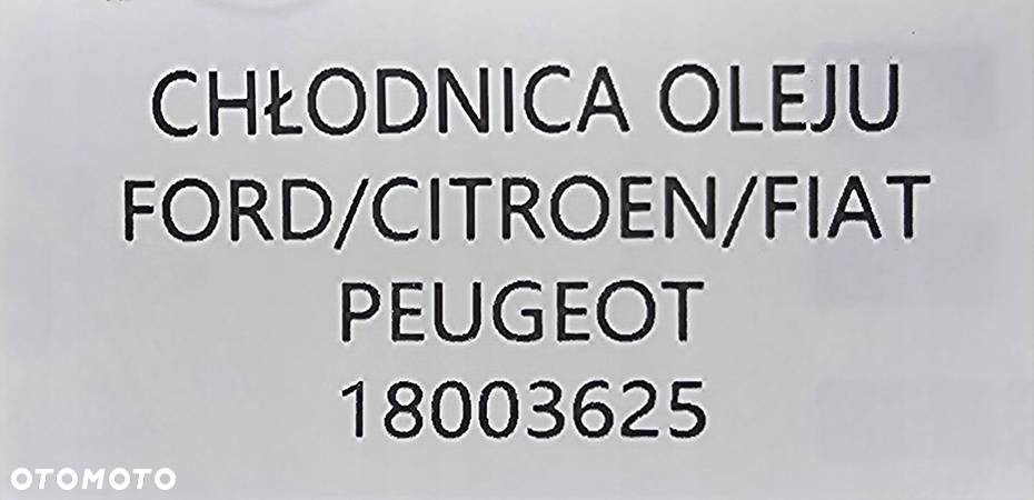 NOWA CHŁODNICA OLEJU PEUGEOT BOXER CITROEN JUMPER FIAT DUCATO FORD TRANSIT - 5