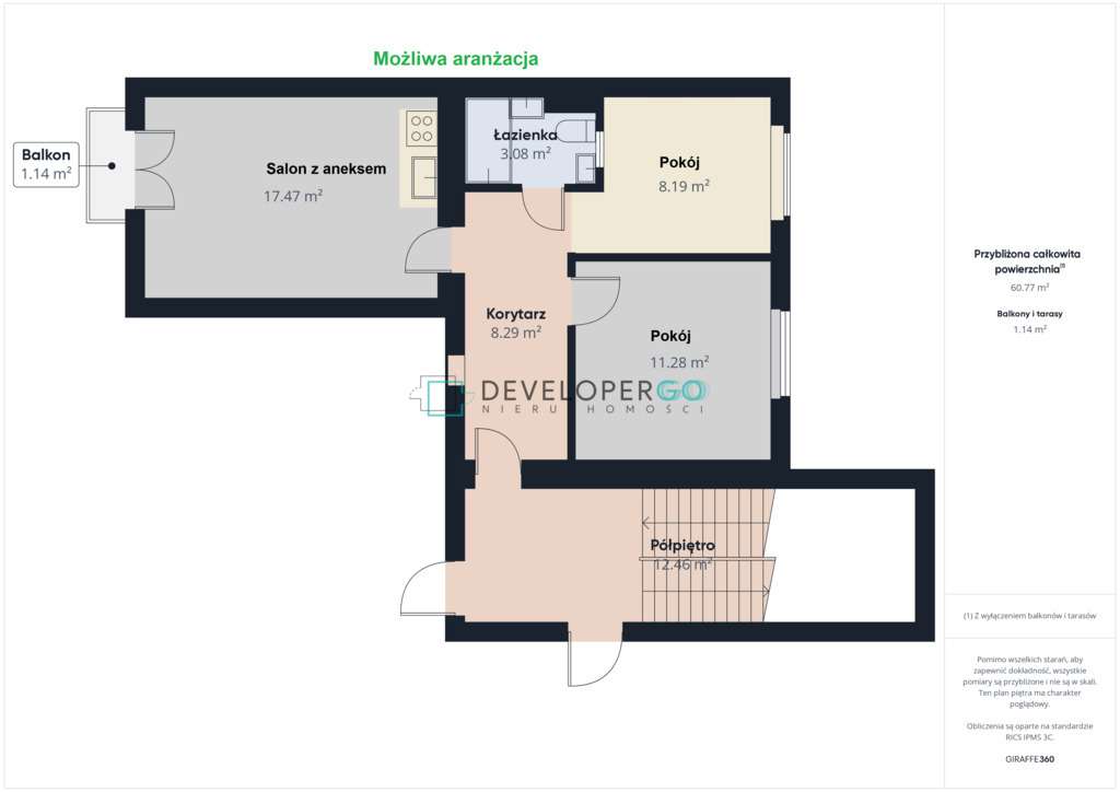 Mieszkanie w centrum do remontu - Pełny obrazek: 4/14