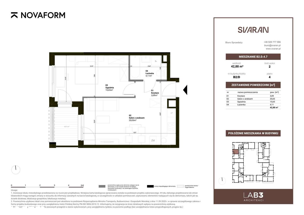 Svaran | mieszkanie 2-pokojowe | B2.D.4.7 - Pełny obrazek: 2/7