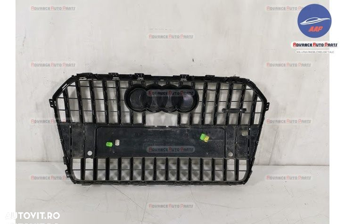 Grila Centrala Radiator originala cu senzori Audi A6 allroad C7 (facelift) 2014 2015 2016 2017 2018 - 4