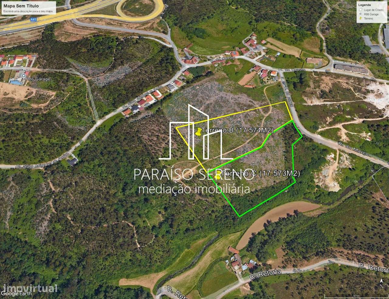 Terreno para construção V. N. Gaia - Grande imagem: 1/1
