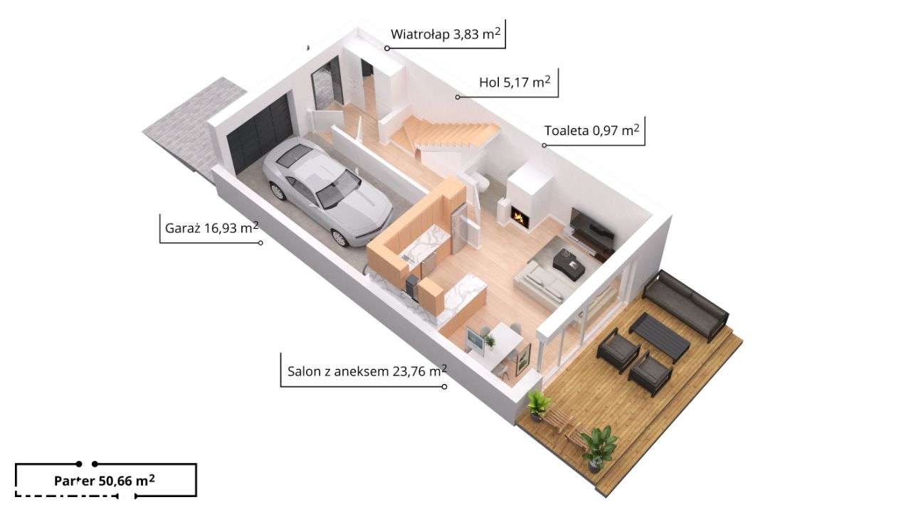 Garaż i 2 miejsca w cenie/ z pozwoleniem na użytkowanie!-16