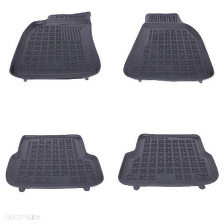 Covorase Presuri Auto Negru din Cauciuc compatibil cu AUDI A6 4F C6 (2008-2011) Floor mat Tuning Au - 1