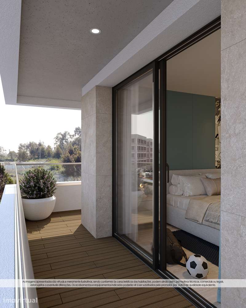T2 | Novo | Varanda | Último Piso | Lugar de Garagem | Arrumos - Grande imagem: 5/20
