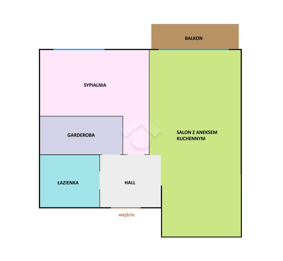 2 pokoje z garderobą - BOREK FAŁĘCKI - w pobliżu ul. Zdunów-10