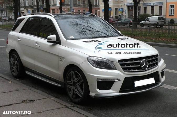 Praguri laterale aluminiu Mercedes ML GLE W166 (11-18) - trepte laterale aluminiu - 2