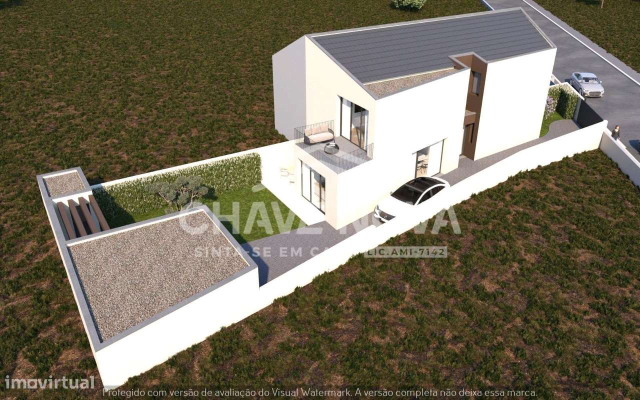 Moradia T3 Nova, Jardim, Garagem e Excelentes Acabamentos! - Grande imagem: 5/25