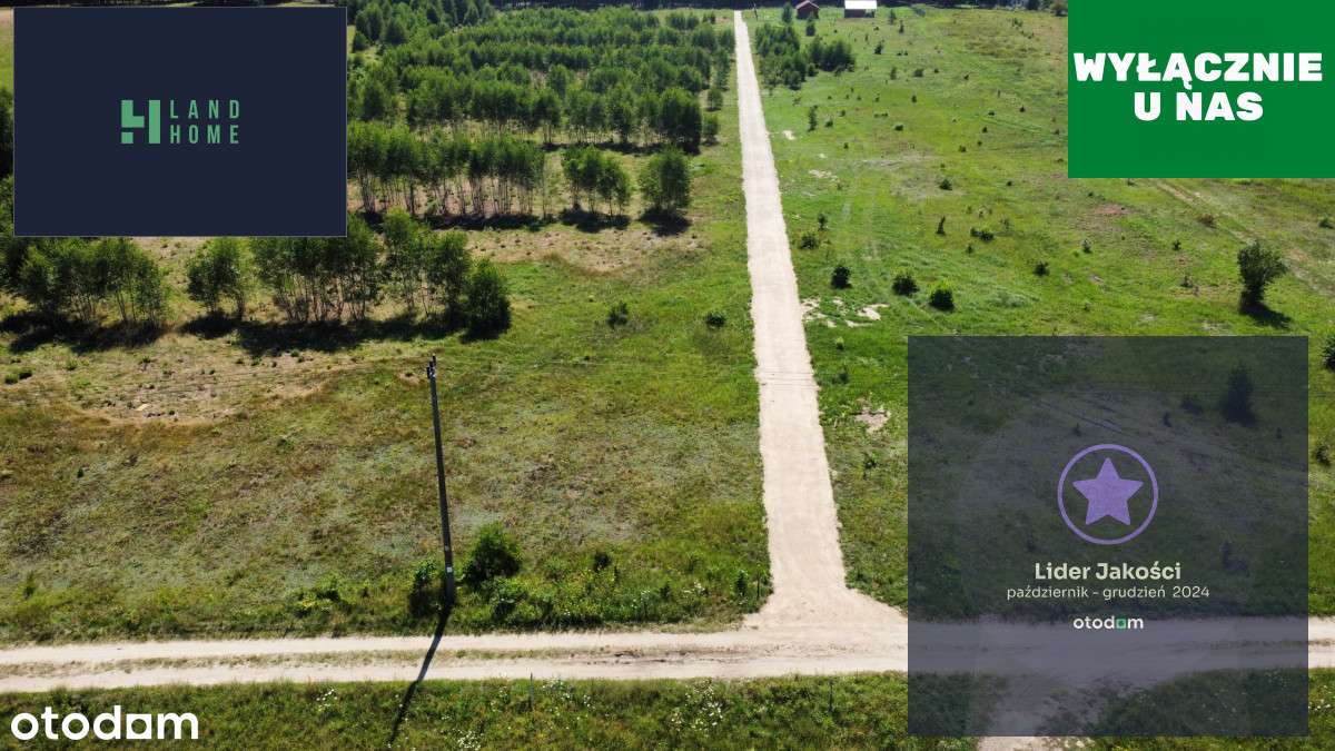 Działka rekreacyjna 300 m od Jeziora-0