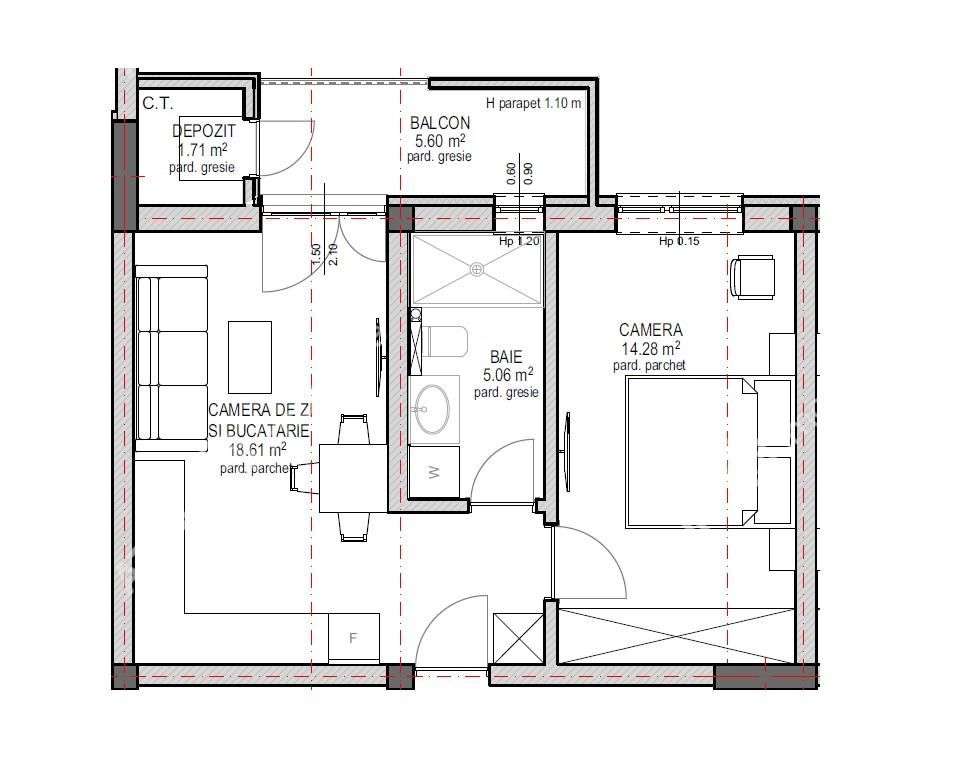 Apartament cu 2 camere si gradina zona Lacul lui Binder - Imagine principală: 5/12