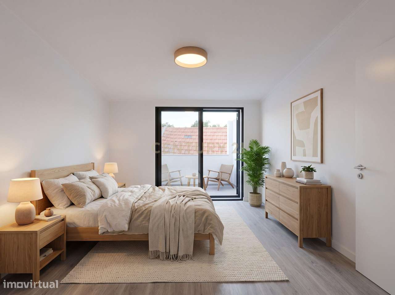 Prédio c/ 2 apartamentos (T1 e T2) com Pátio e Terraço - Centro Histór-48