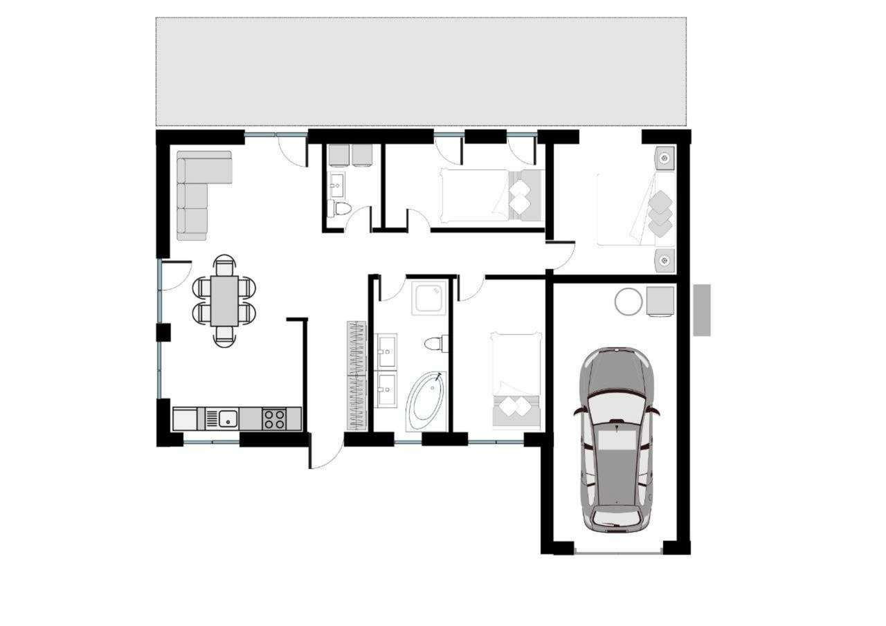 gotowy dom wolnostojący Kołobrzeg pod lasem - Pełny obrazek: 3/9