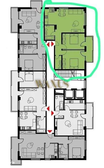 Apartament semifinisat 3cam,decomandate,et 1 cart Marasti/Intre Lacuri - Imagine principală: 4/4
