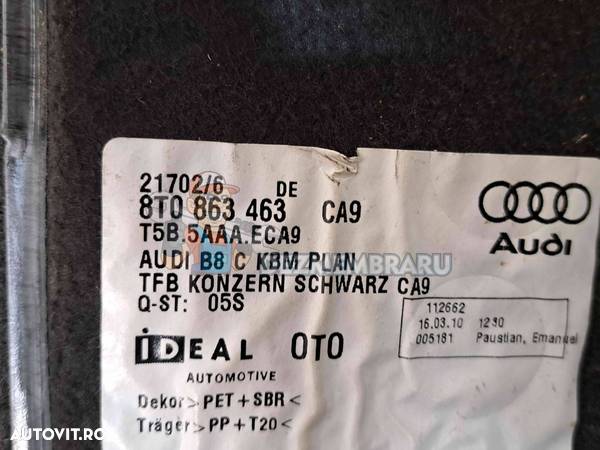 Mocheta portbagaj Audi A4 (8K2, B8) [Fabr 2008-2015] 8T0863463 - 4