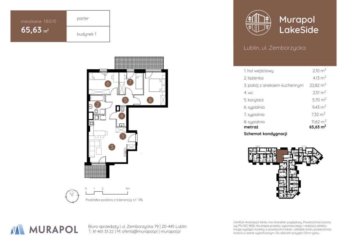 4-pokojowe mieszkanie 65m2 Bez Pośredników - Pełny obrazek: 2/6