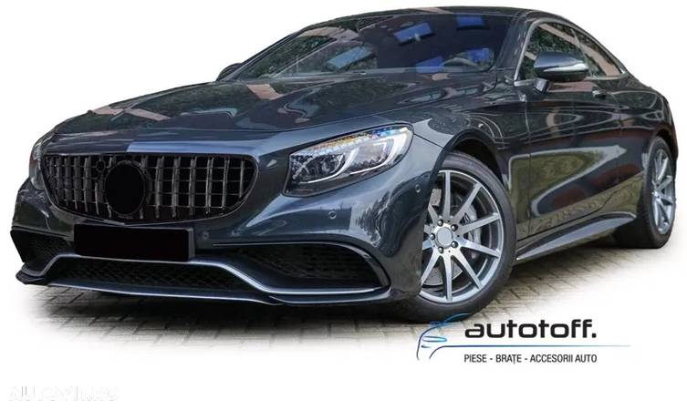 Grila Mercedes S63 S65 S-Coupe C217 Cabrio A217 (15-17) AMG GT - 3