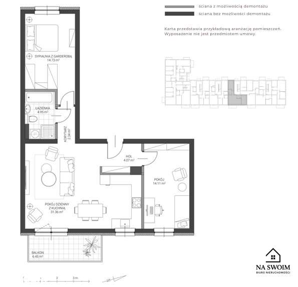 Nowość -Gotowe mieszkanie w Pruszczu Gdańskim!-5