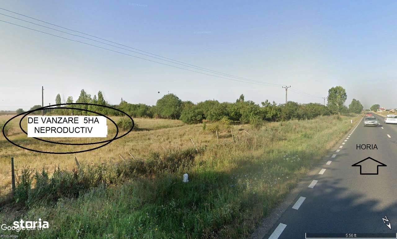 5 Ha teren neproductiv la sosea in Horia, 10 km de Arad-6