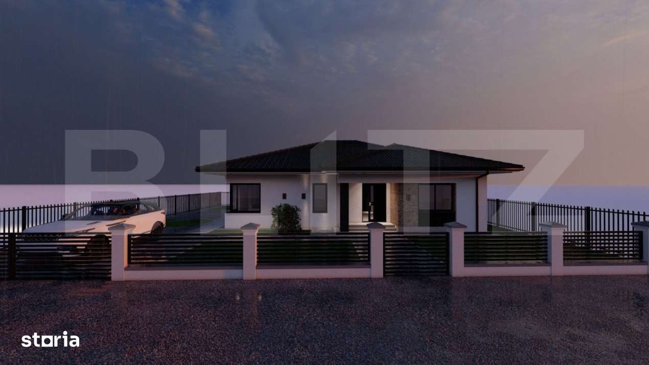 Casa la rosu zona Valea Ghinzii 400mp teren 117mp utili - Imagine principală: 4/9