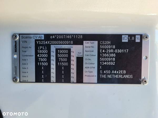 Scania S450A4X2EB MEGA EURO 6 RETARDER - 11