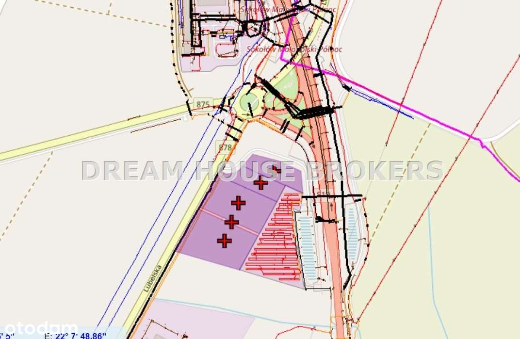 Inwestycjna działka na sprzeda 3,463 h Sokołow Mł - Pełny obrazek: 4/4