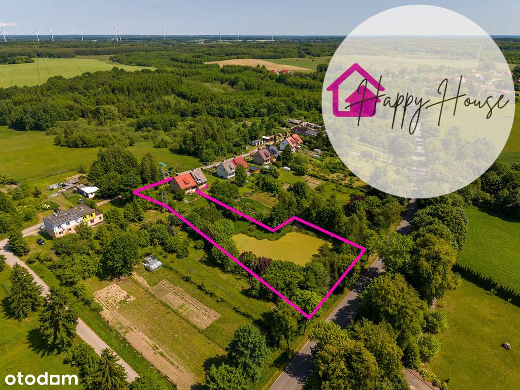 Dom bliźniak w Strubnie, działka 3211 m2, staw-1