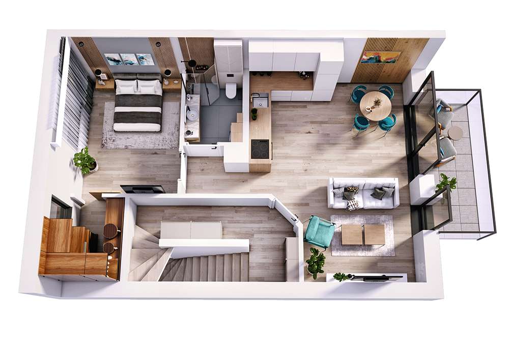 Nowoczesne mieszkania–Zielone Zacisze Radwanice przy granicy Wrocławia - Pełny obrazek: 4/12