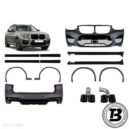 Pachet Exterior compatibil cu BMW X3 G01 X3M Design - 1