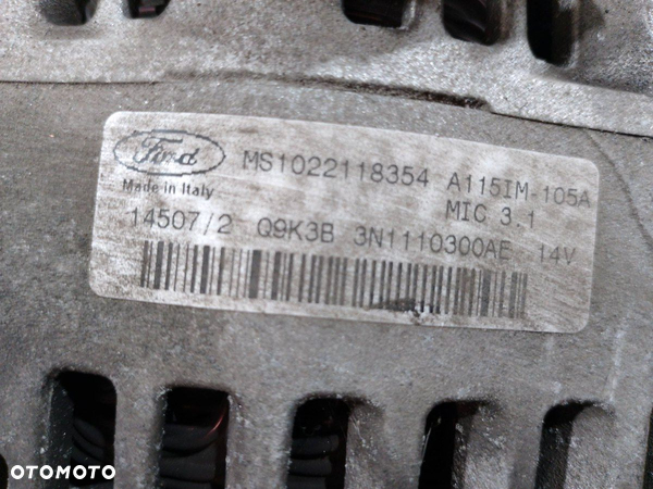 ALTERNATOR FORD FOCUS II MS1022118354   3N1110300AE 1.6 B - 4