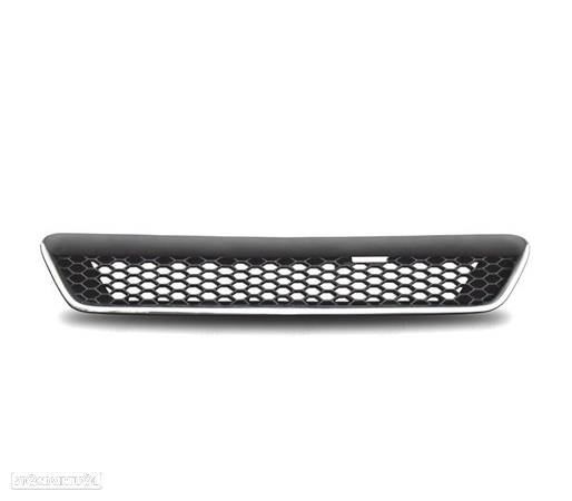 GRELHA FRONTAL SEM SÍMBOLO PARA OPEL ASTRA G 97-04 COLMEIA PRETO - 2