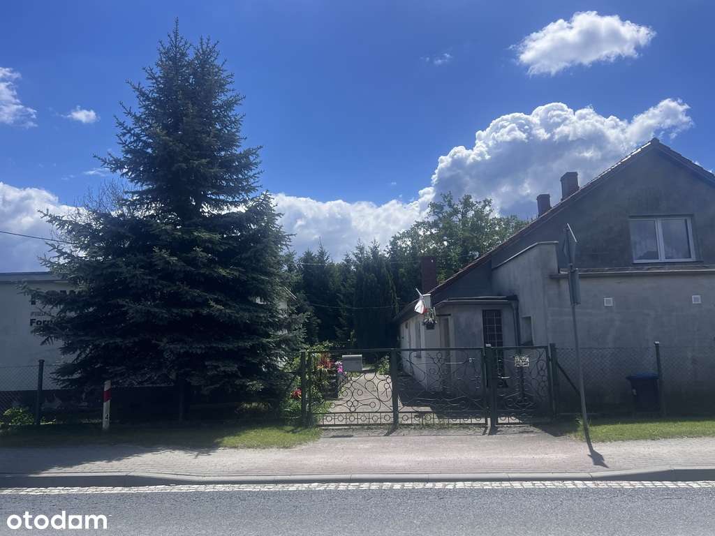 Dom z warsztatem samochodowym na dużej działce-5