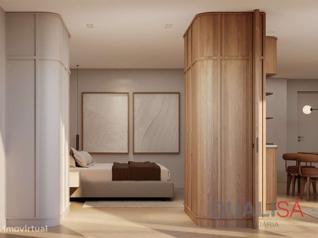 Apartamento T1 novo com varanda em Maximinos, a 100m do centro hist... - Grande imagem: 5/26