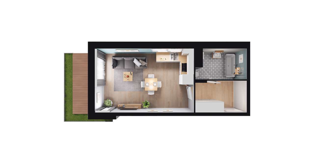 Ostatnia kawalerka z ogródkiem - klucze maj 2026 - Pełny obrazek: 4/10