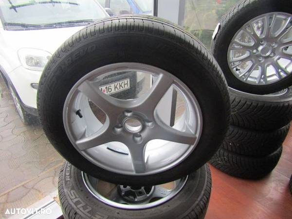 SET JANTE ALIAJ 15'' CU ANVELOPE DE VARA 185/60R15 FORD FIESTA - 2