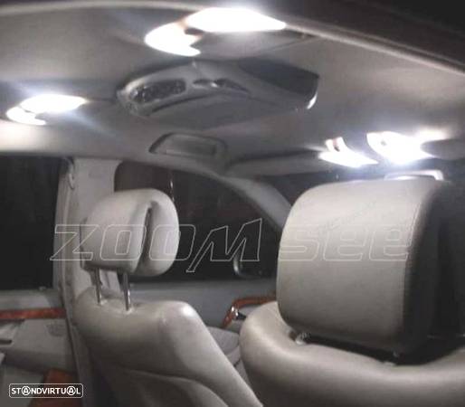 KIT COMPLETO DE 25 LÂMPADAS LED INTERIOR PARA MERCEDES CLS C218 W218 CLS350 CLS500 CLS550 CLS63 AMG - 4