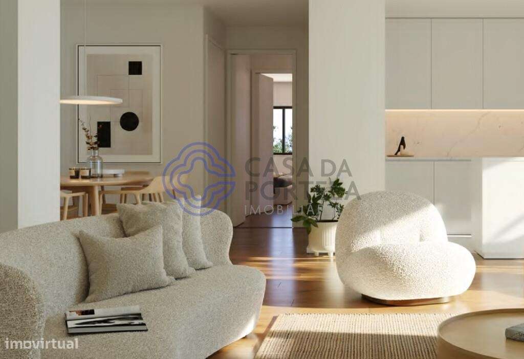 Apartamento T2 novo com terraço, no Empreendimento Jardins da Santa Ri - Grande imagem: 4/14
