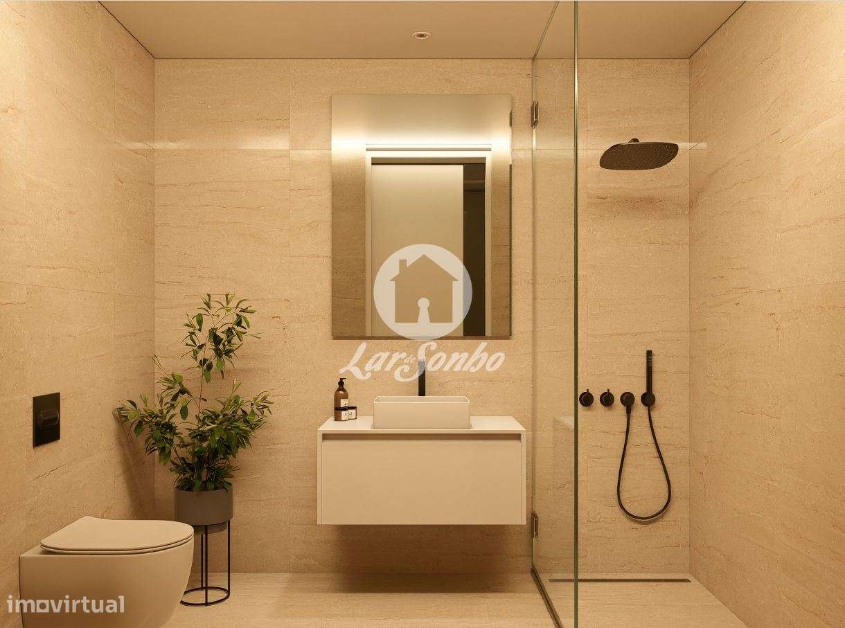 Apartamento T1 em construção, em condomínio fechado com piscina-4