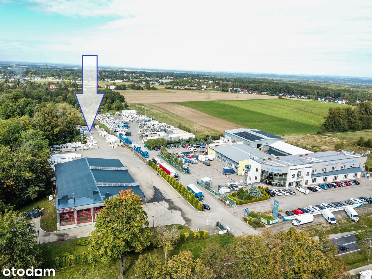 plac przemysłowy utwardzony z dobrym dojazdem dk52 - Pełny obrazek: 2/2